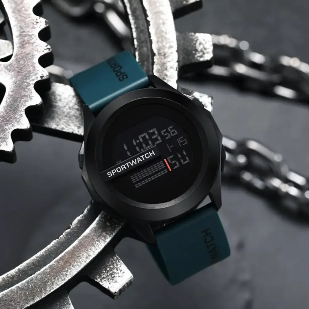 Men’s Digital Sports Watch With LED Display & Alarm