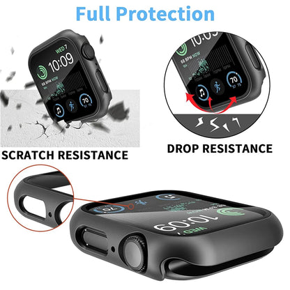 Full-Cover Glass Case For Apple Watch With Screen Guard