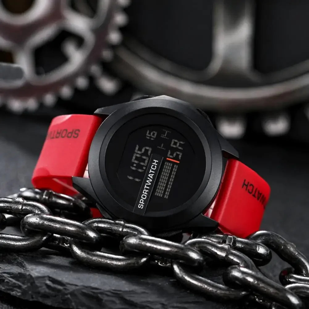 Men’s Digital Sports Watch With LED Display & Alarm