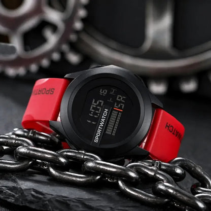 Men’s Digital Sports Watch With LED Display & Alarm